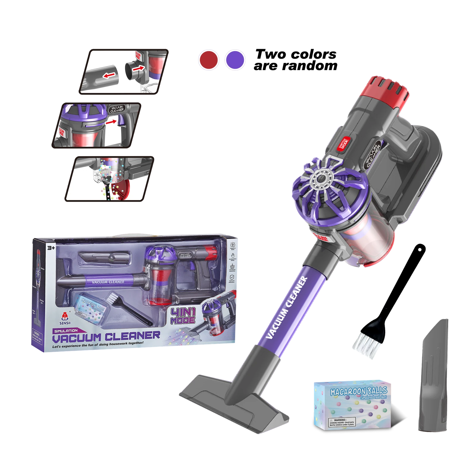 Toy Vacuum with Suction