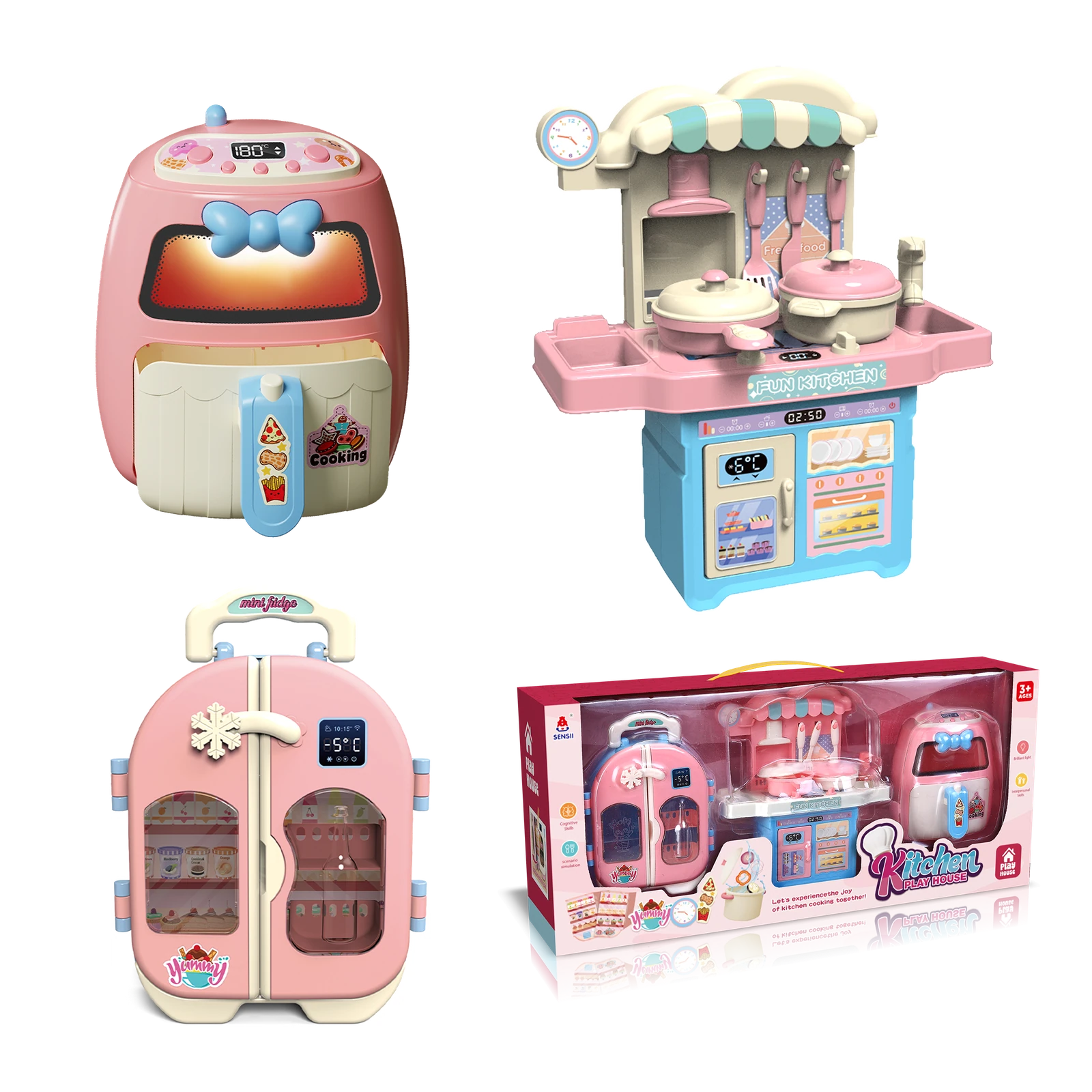 3-piece Kitchen Toy Set