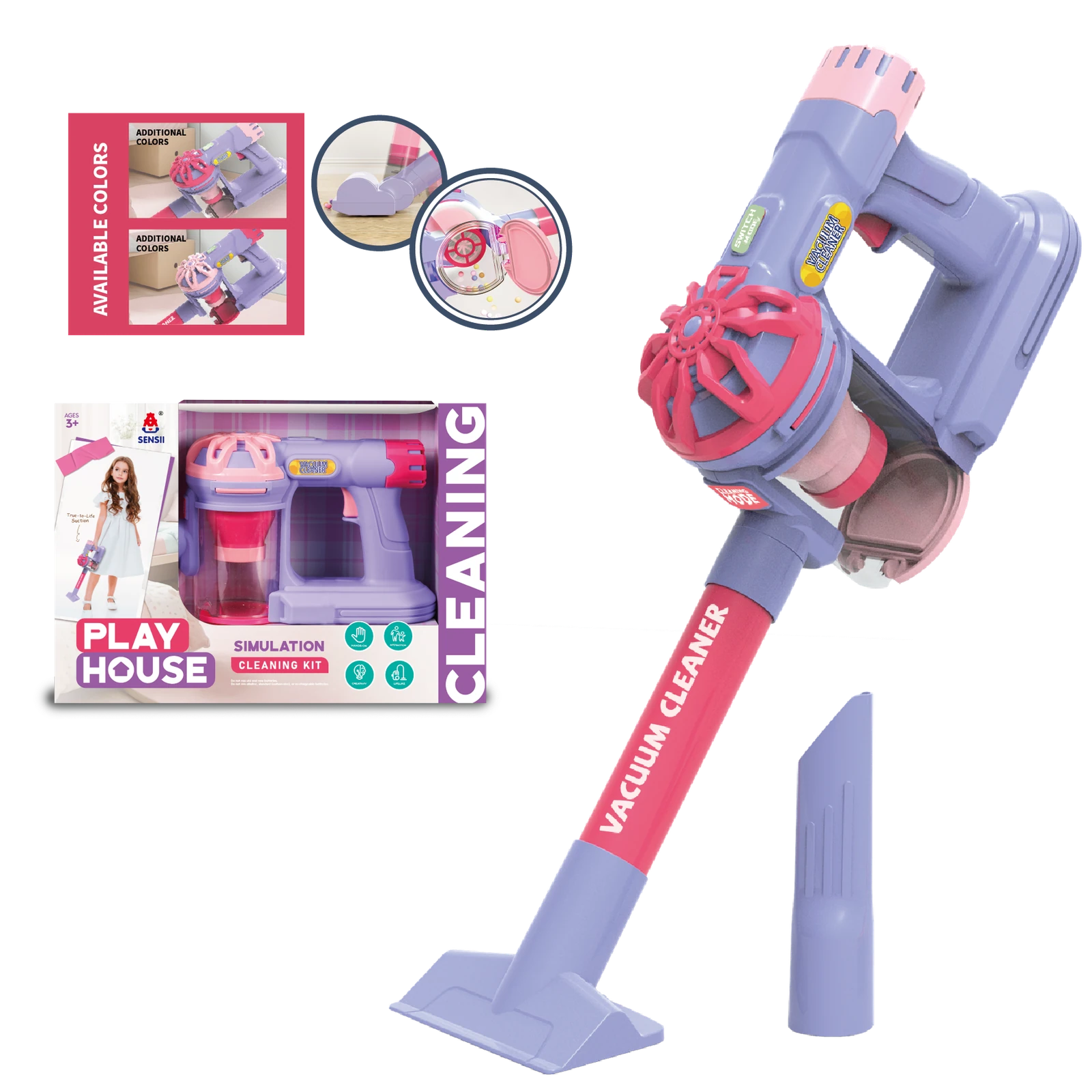 Toy Vacuum Cleaning Set