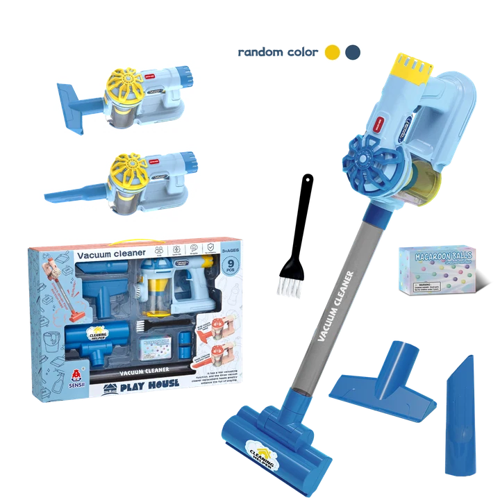 Toy Vacuum Set · Assorted Accessory Colors