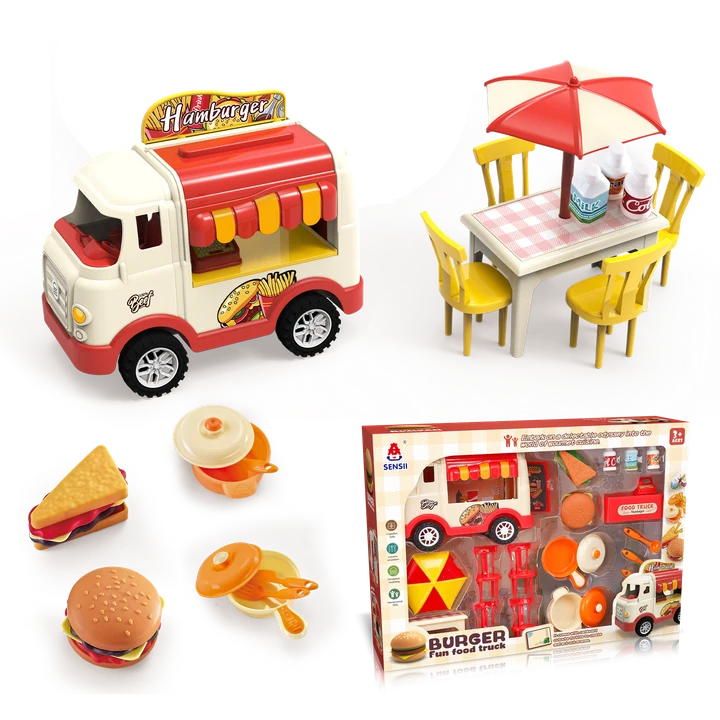 Burger Food Truck Play Set
