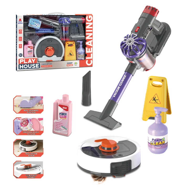 Vacuum & Cleaning Play Set