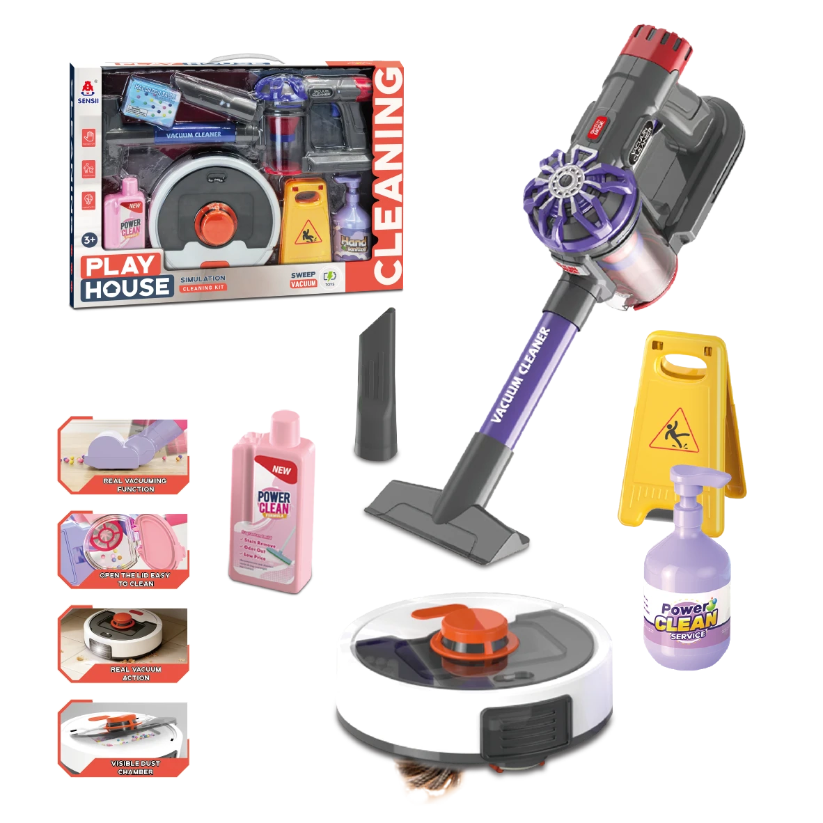 Vacuum & Cleaning Play Set
