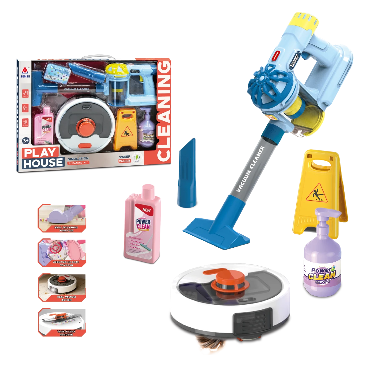 Vacuum & Cleaning Play Set