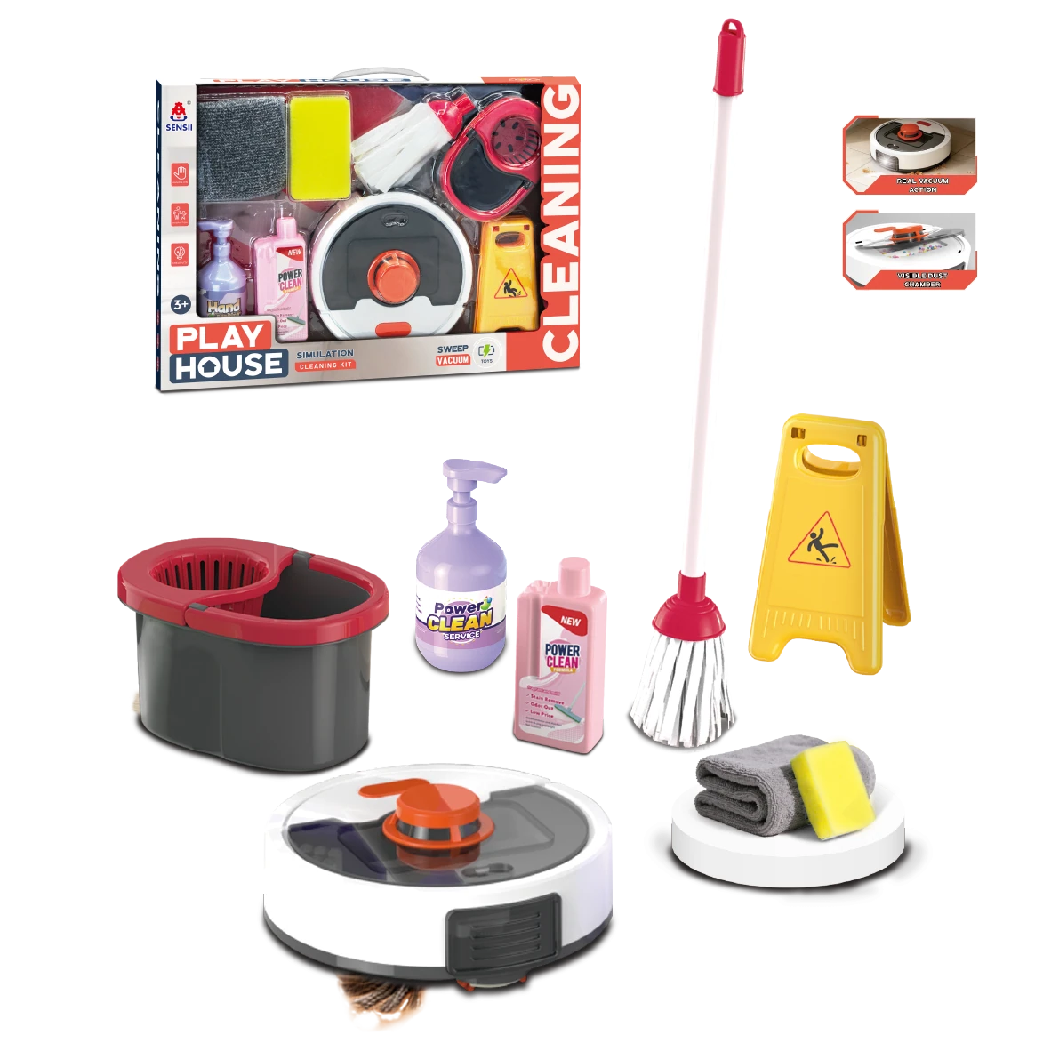 Vacuum & Cleaning Play Set
