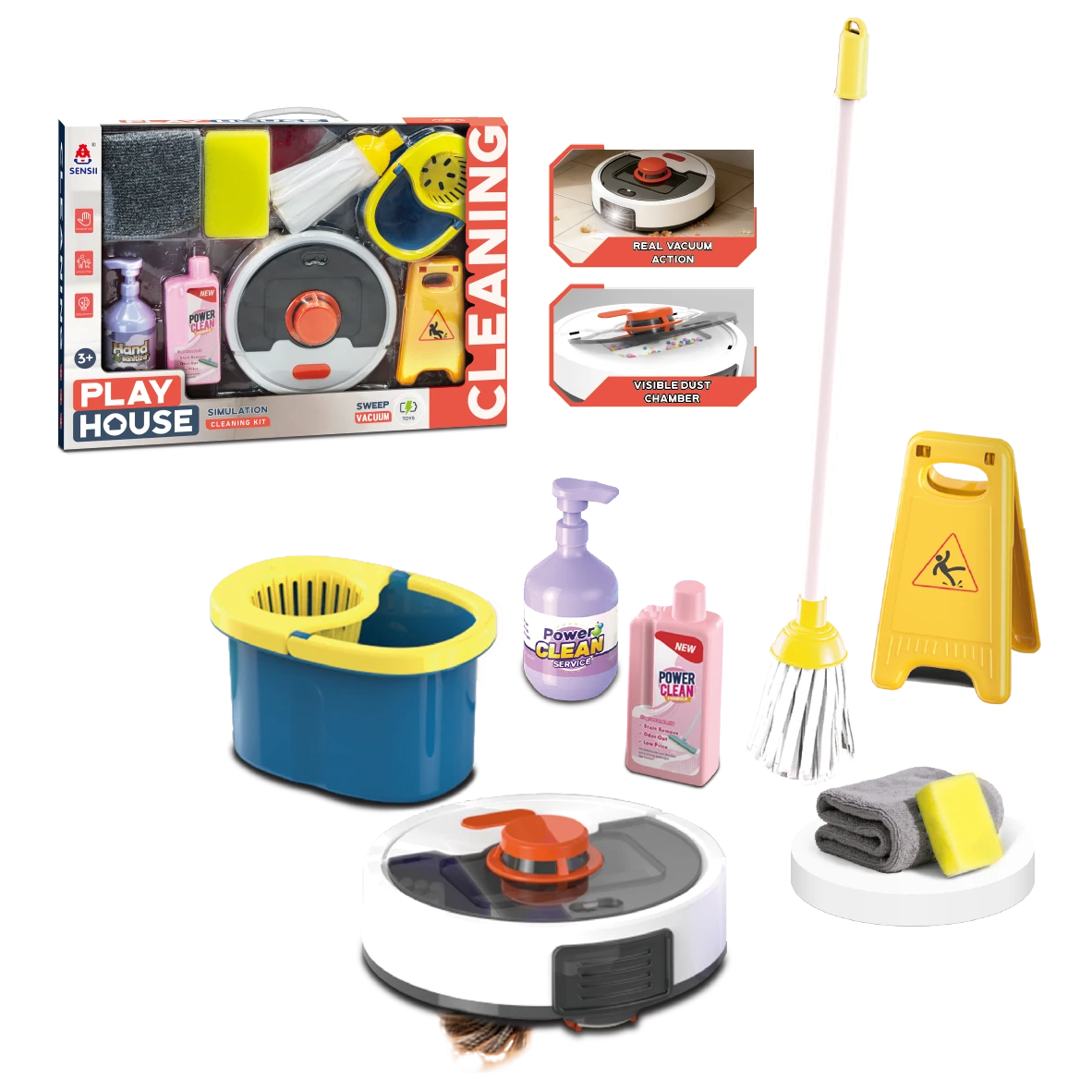 Vacuum & Cleaning Play Set