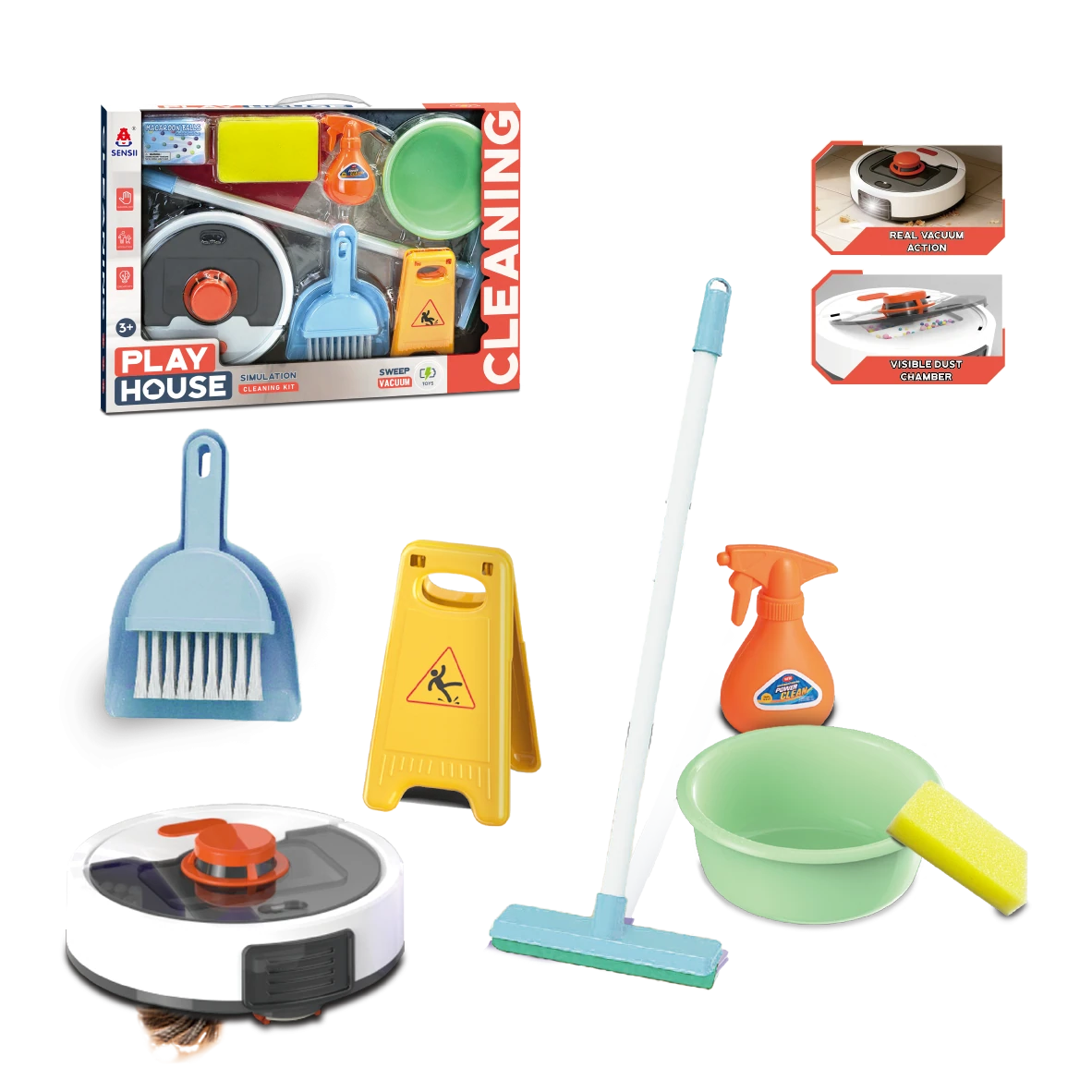 Vacuum & Cleaning Play Set