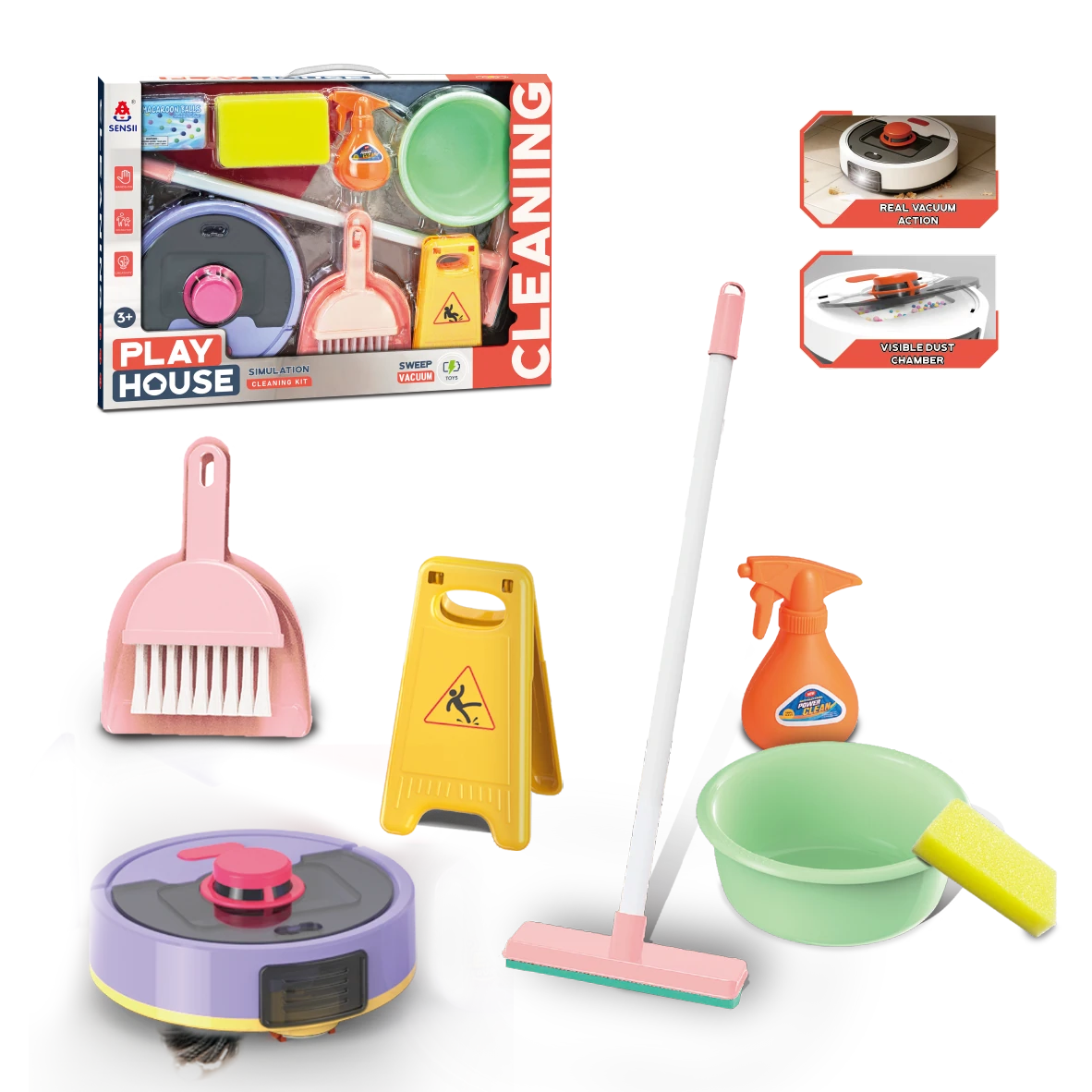 Vacuum & Cleaning Play Set