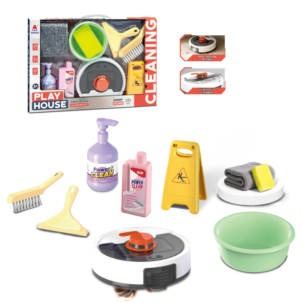 Vacuum & Cleaning Play Set