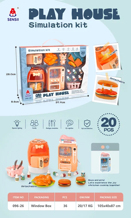 Air Fryer & Vending Machine Play Set
