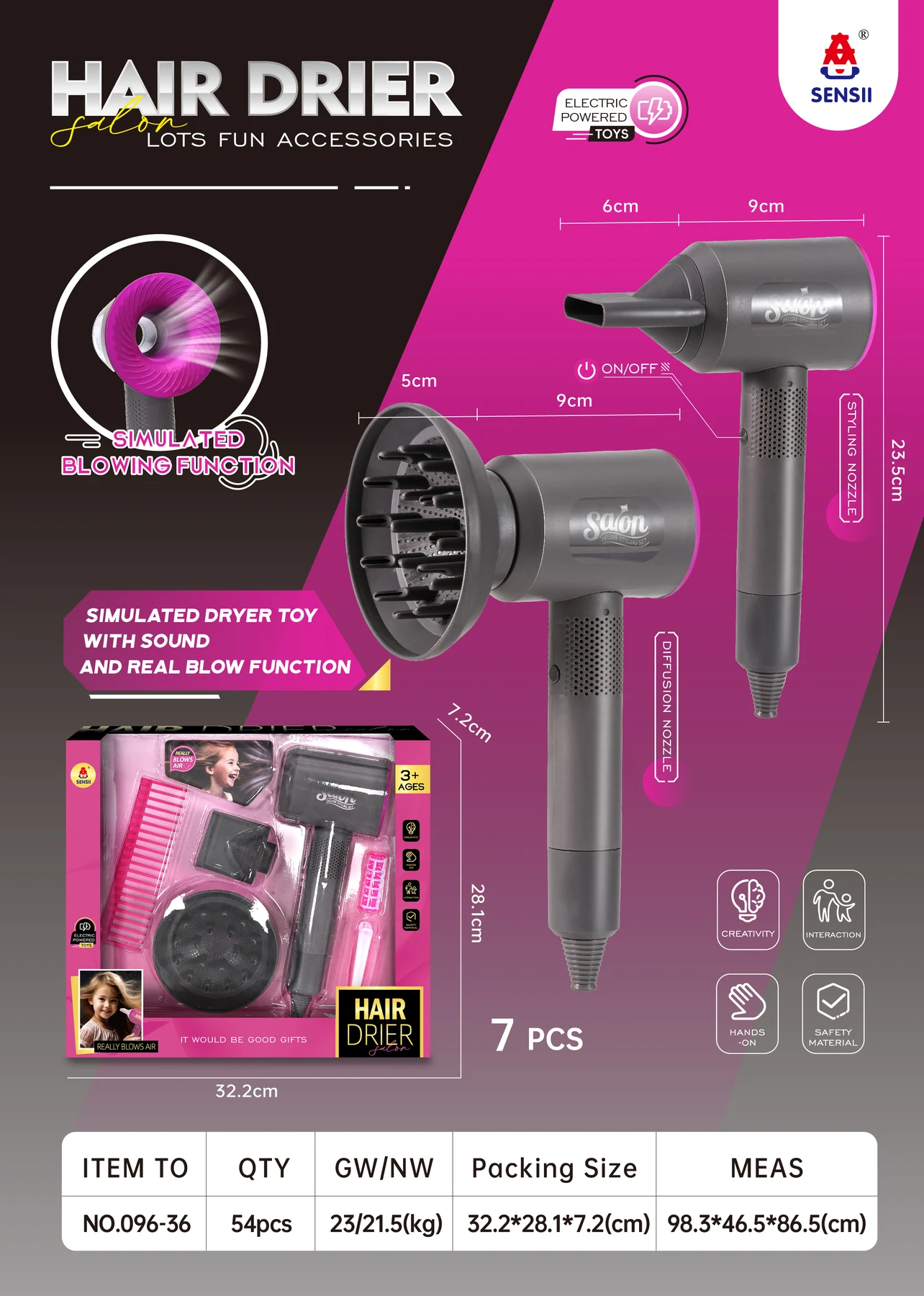 Hair Dryer Play Set