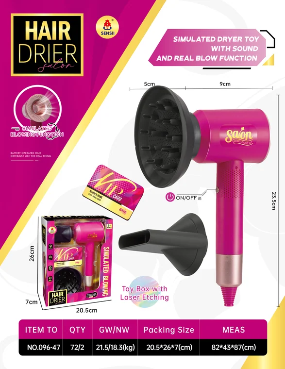 Salon Hair Dryer Play Set