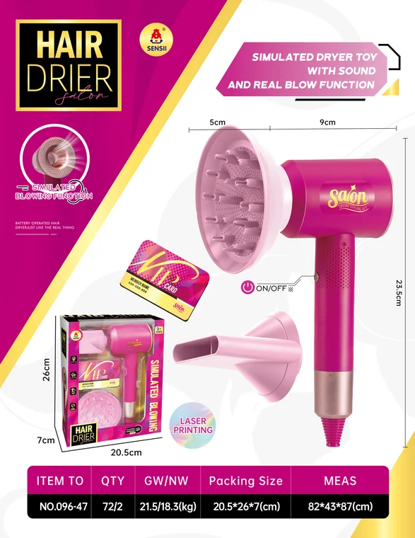 Salon Hair Dryer Play Set