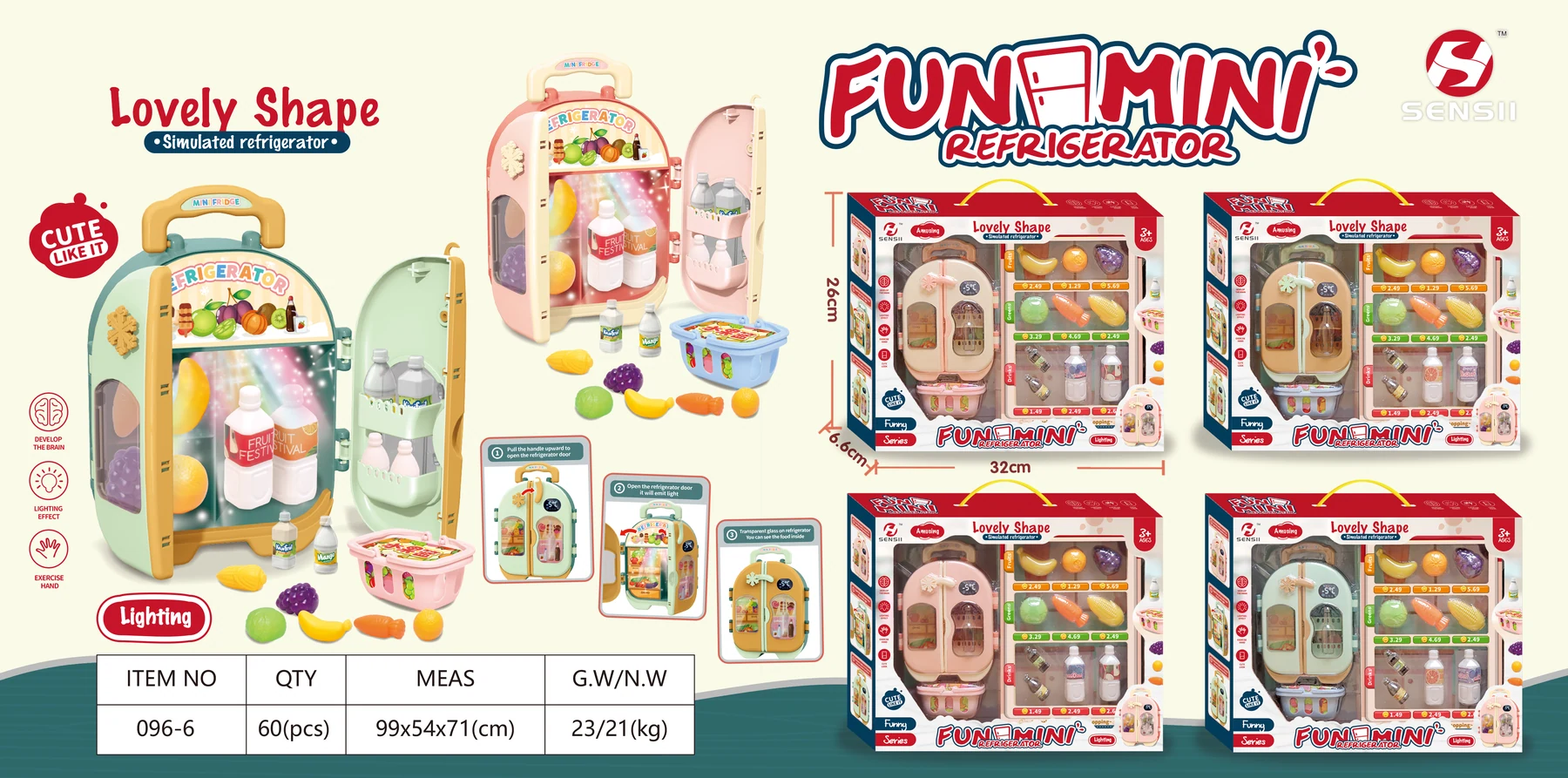 Mini Refrigerator Toy
