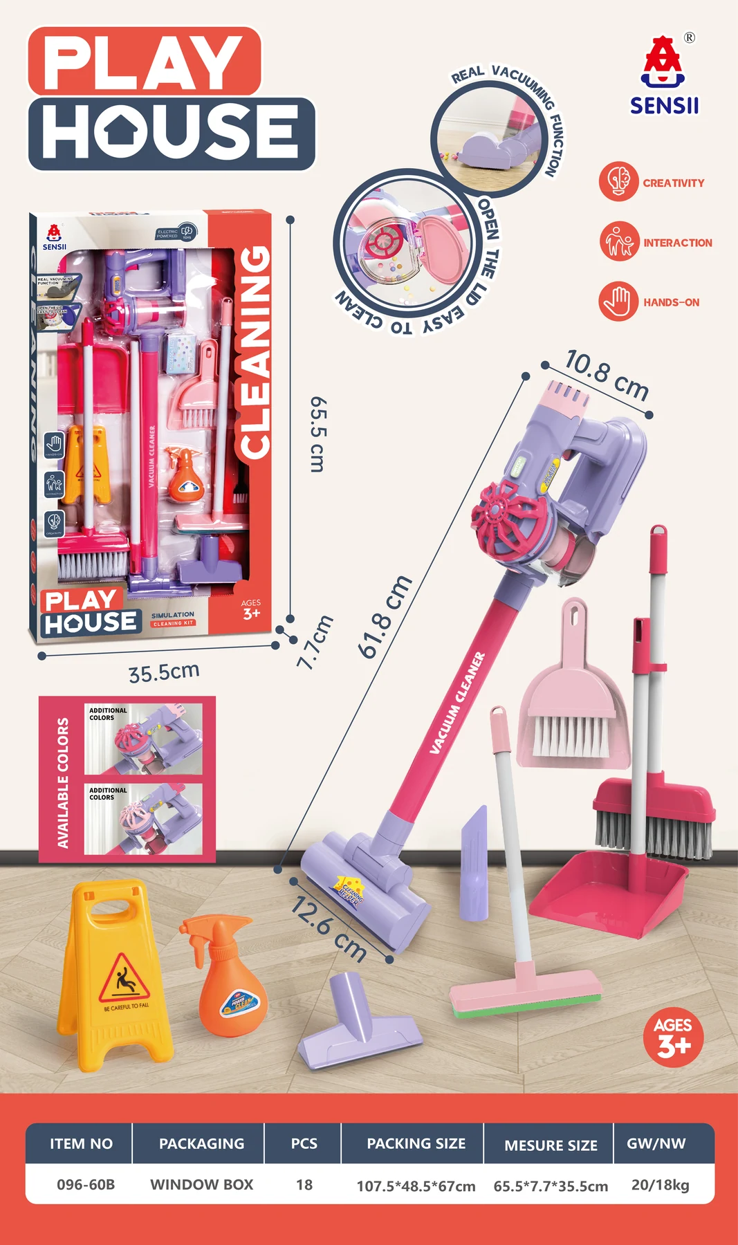 Toy Vacuum Cleaning Set