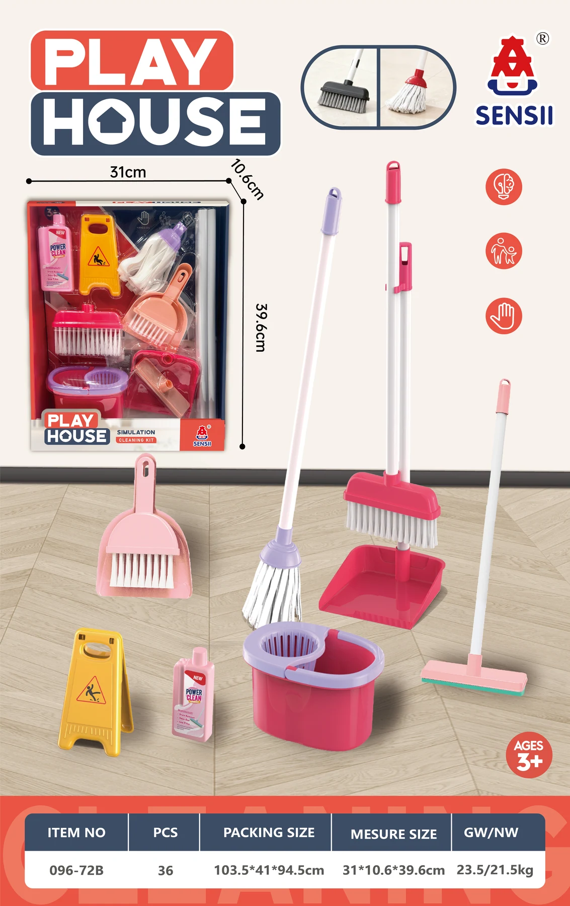 Cleaning Play Set