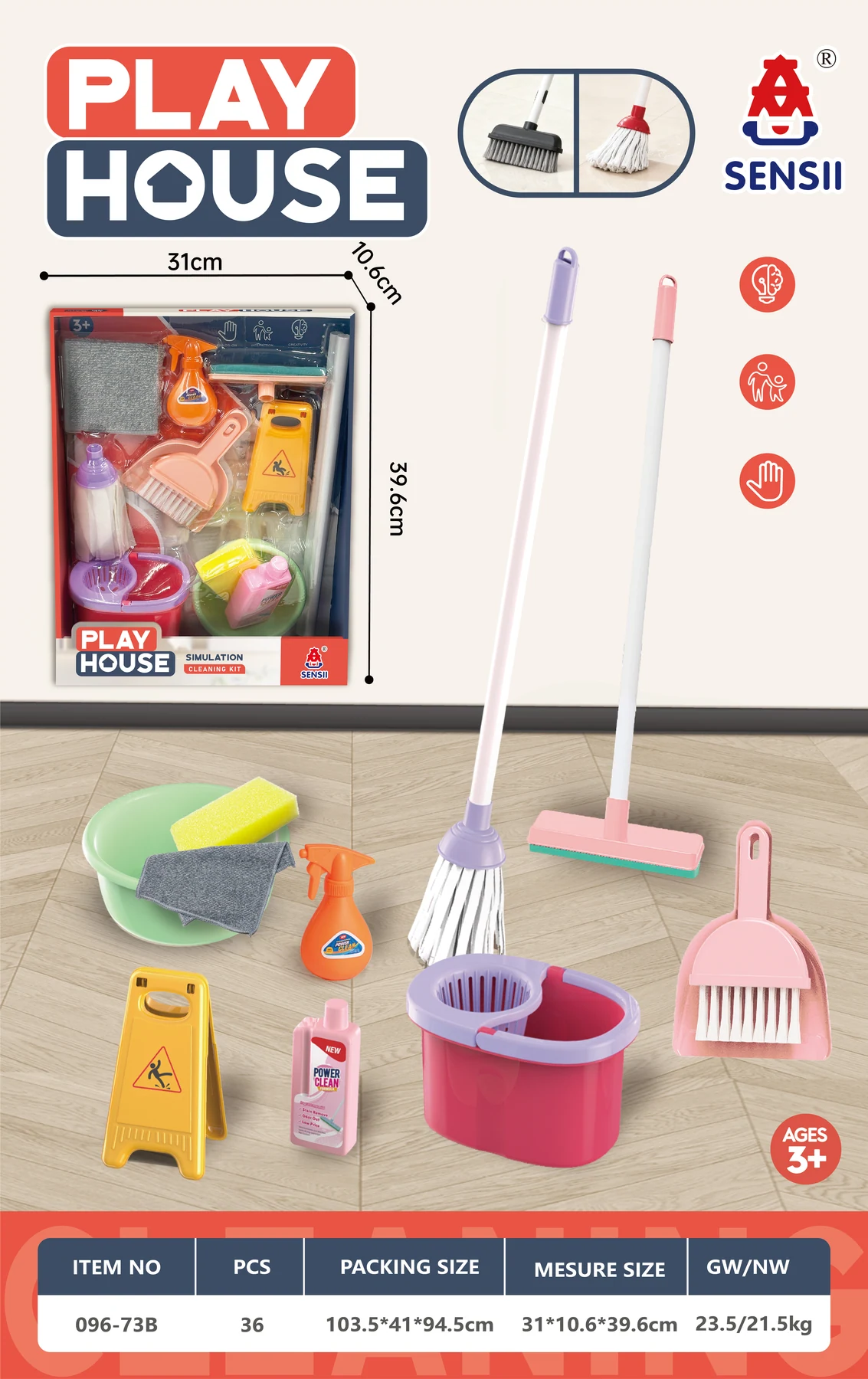 Cleaning Play Set