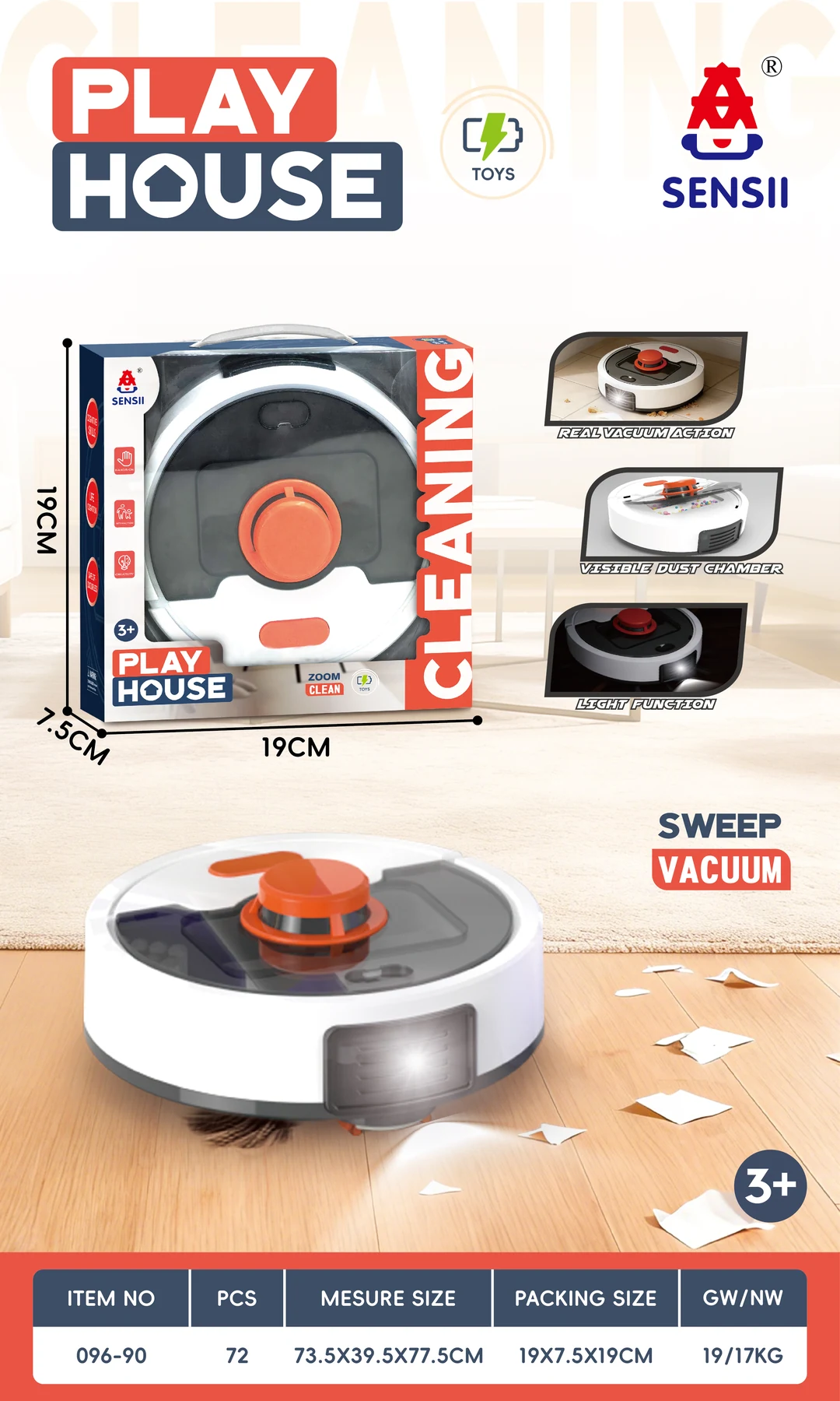 Robot Vacuum Toy