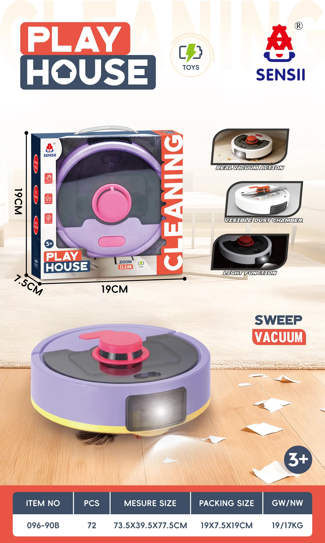 Robot Vacuum Toy