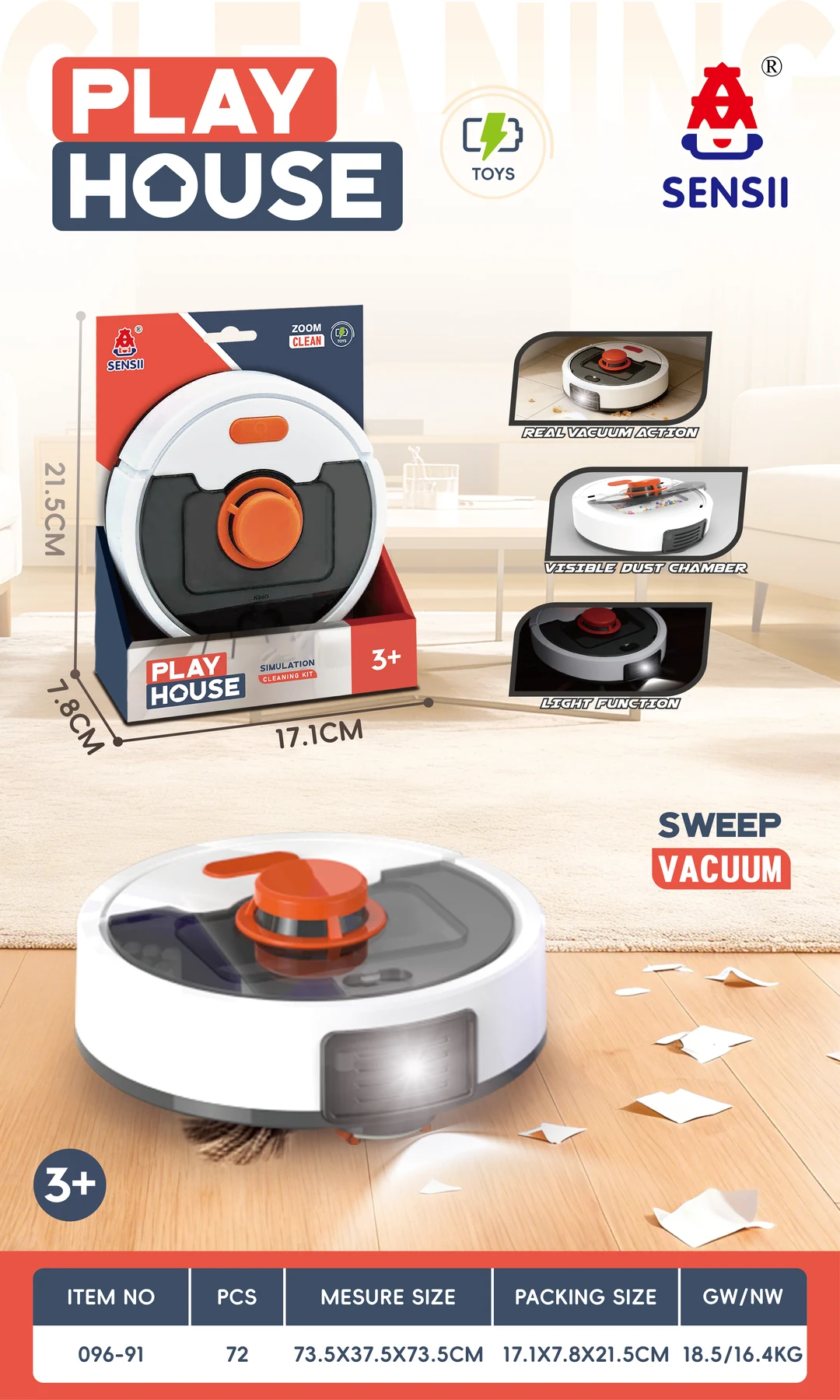 Robot Vacuum Toy