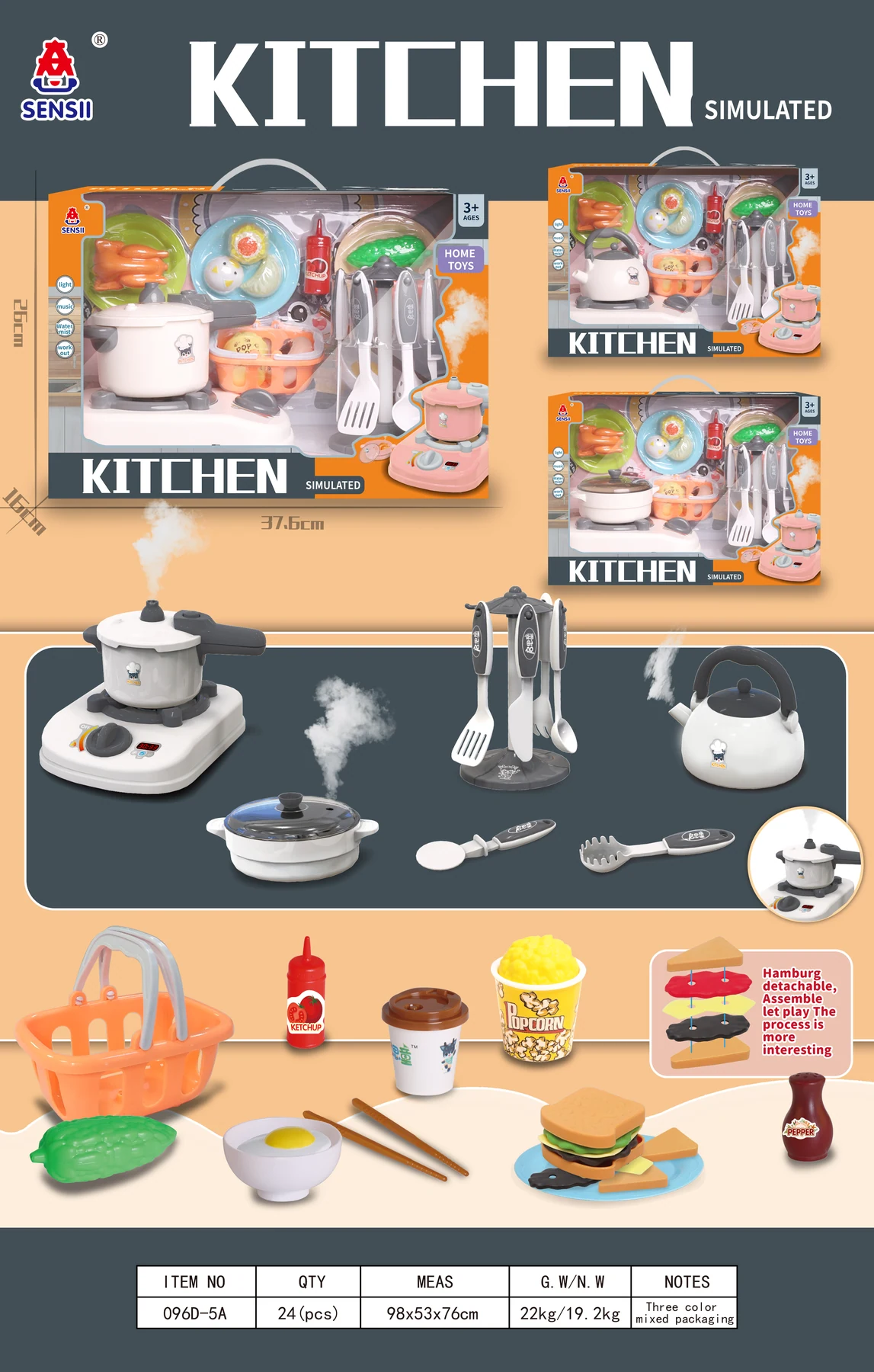Misting Kitchen Play Set