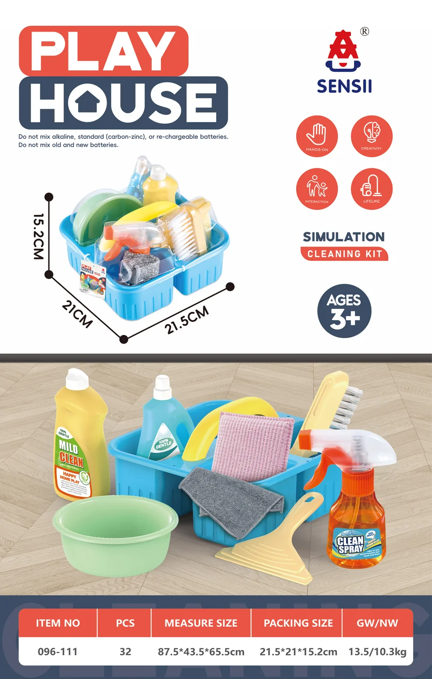 Tabletop Cleaning Play Set