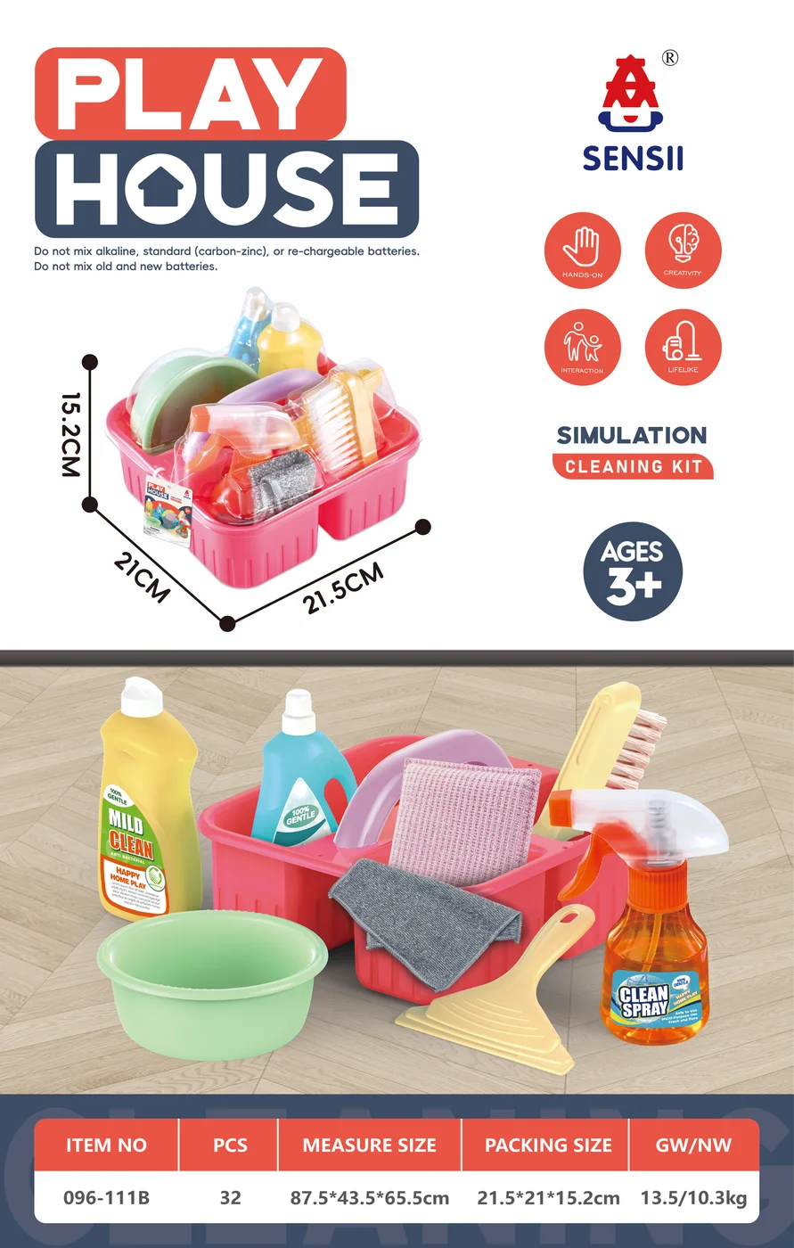 Tabletop Cleaning Play Set