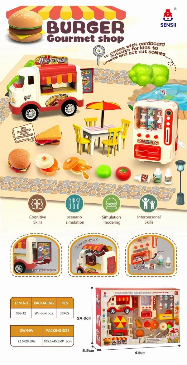 Burger Shop Play Set